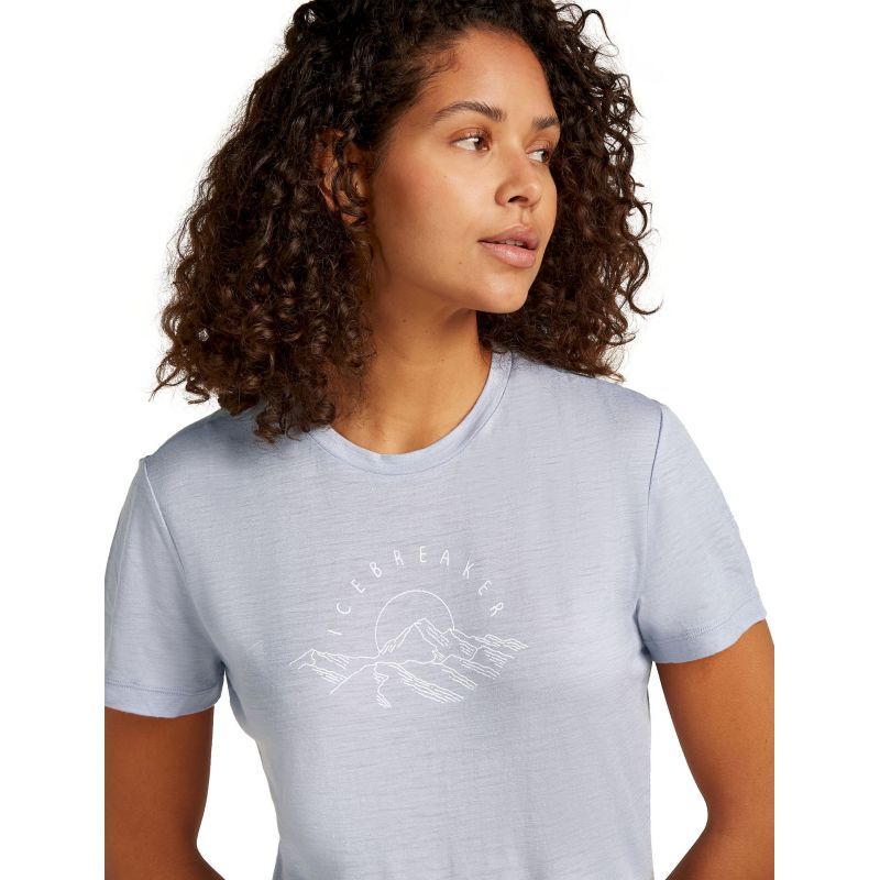 Merino 150 Tech Lite SS Tee Sunrise Sumit - T-shirt en laine mérinos femme