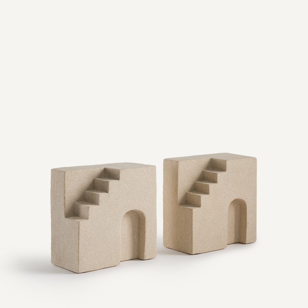 AM.PM<br>Conjunto de 2 suportes para livros em cerâmica, Arenis