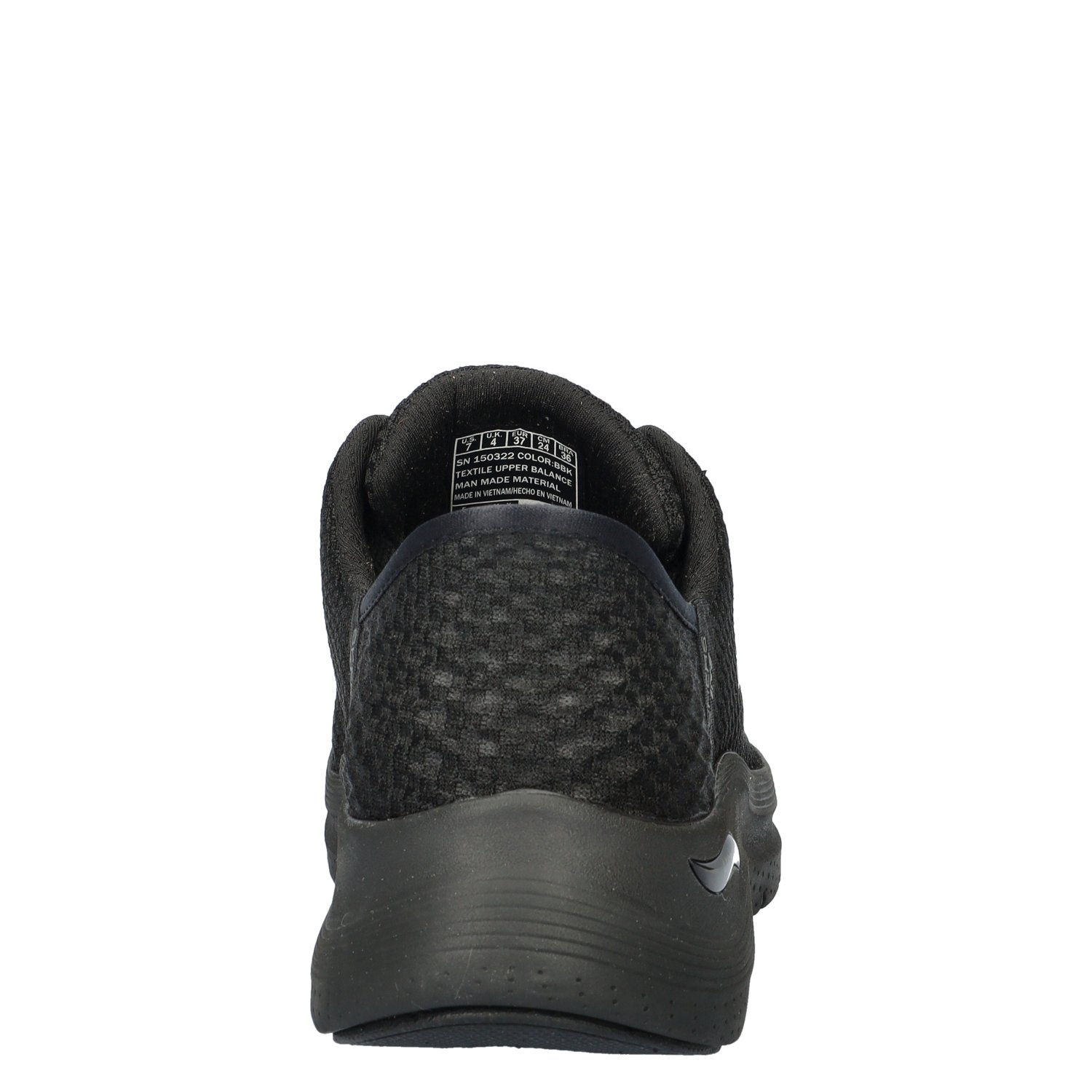 Hands Free Skip-Ins Arch Fit 2.0 dames sneaker Skechers Zwart