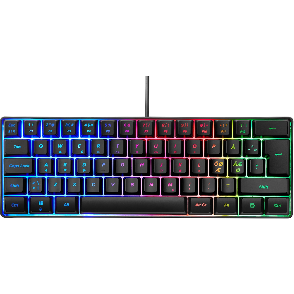 Next MX5 Mini gamingtastatur (sort)