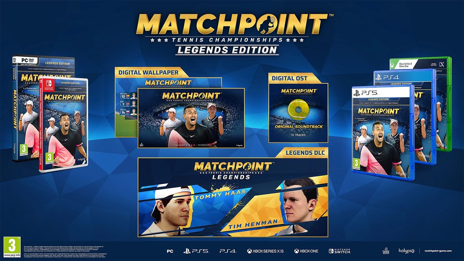 Matchpoint: Tennis Championships (Legends Edition)- PlayStation 4