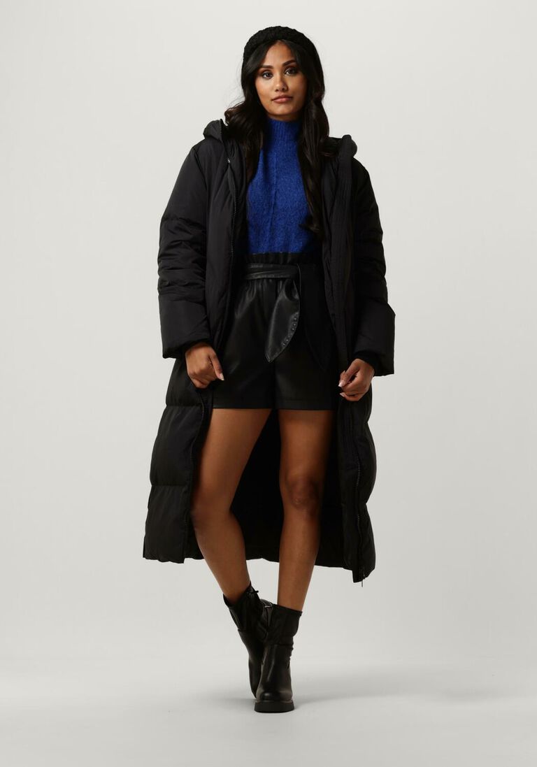 Y.A.S. zwarte y.a.s. gewatteerde jas yasirima ls long down coat s. noos