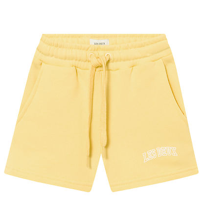 Les Deux Sweatshorts - Blåke - Pineapple/White
