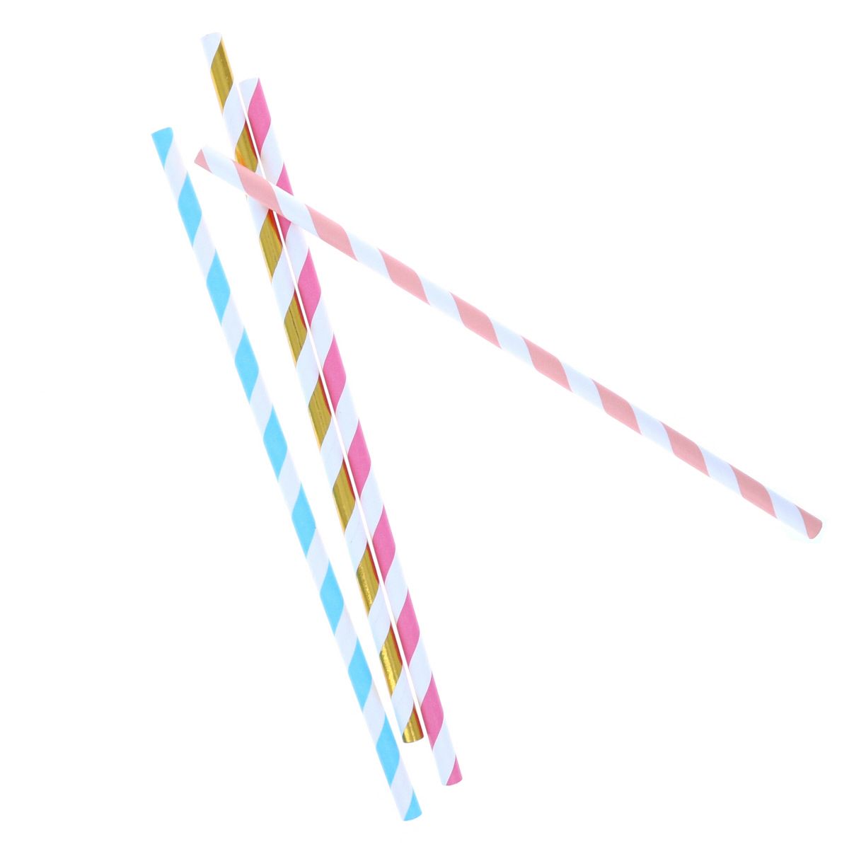 Lot de 25 pailles pastels Surprise Partie !