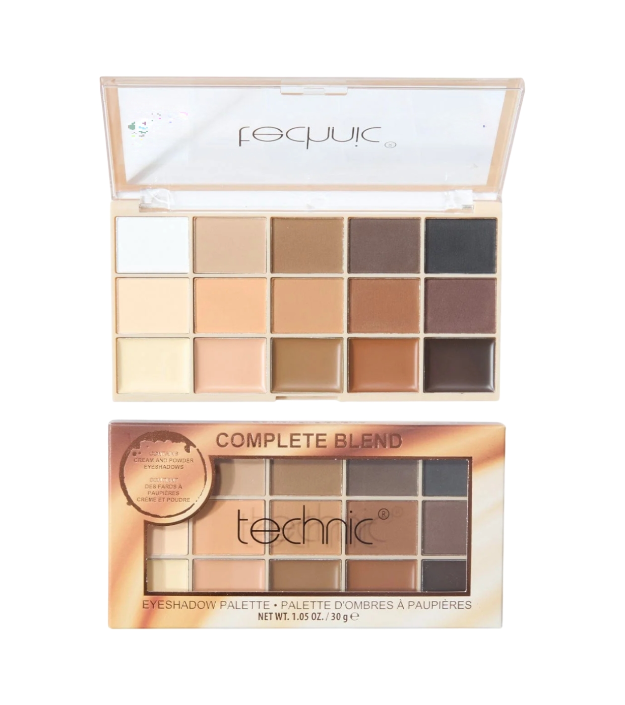 Technic Cosmetics - Paleta de Sombras Complete Blend