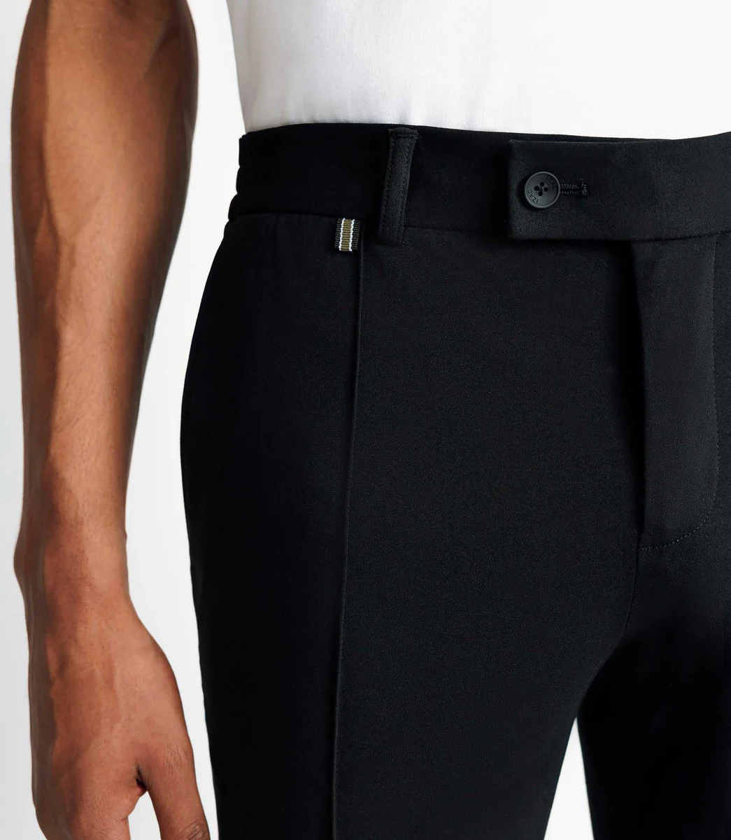 Pantalon en maille noir