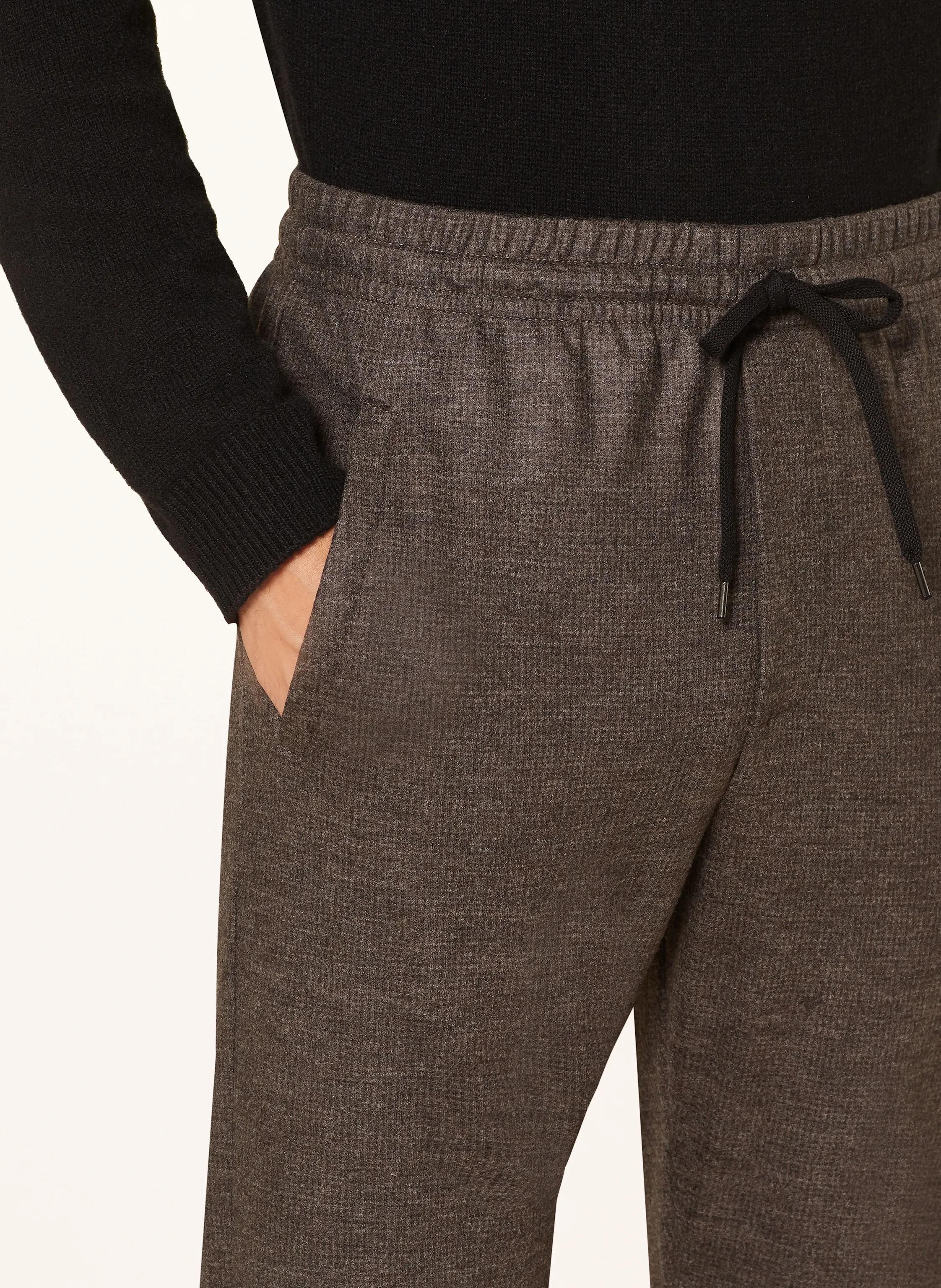 HARRIS WHARF LONDON Anzughose BARBERIS im Jogging-Stil Slim Fit