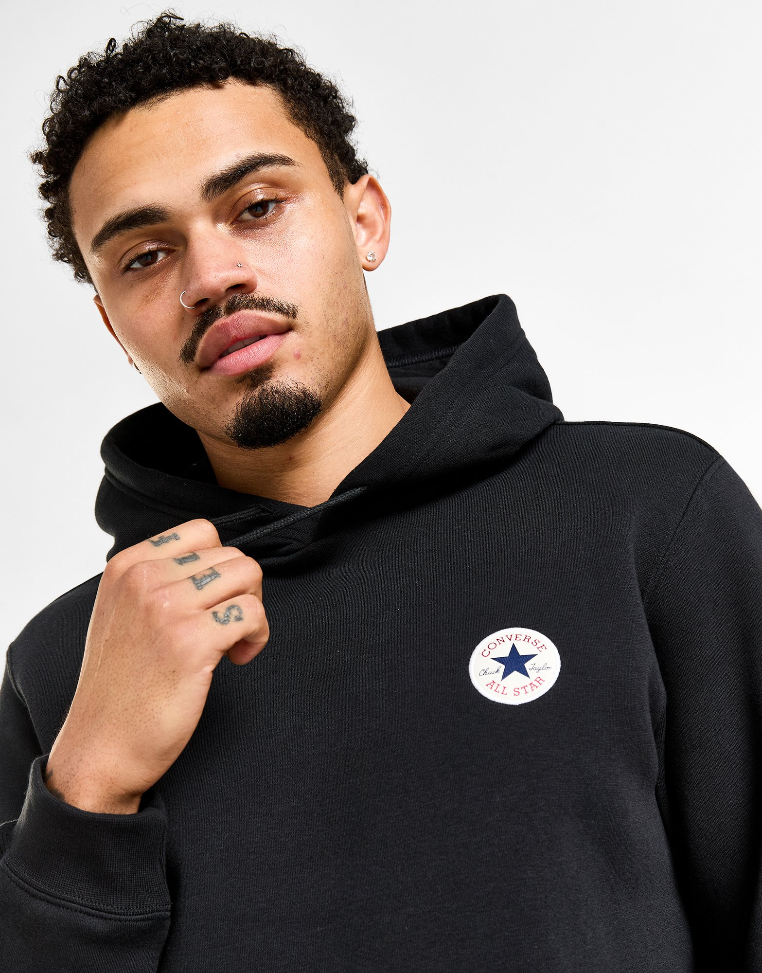 Converse Sweat à Capuche Patch Homme
