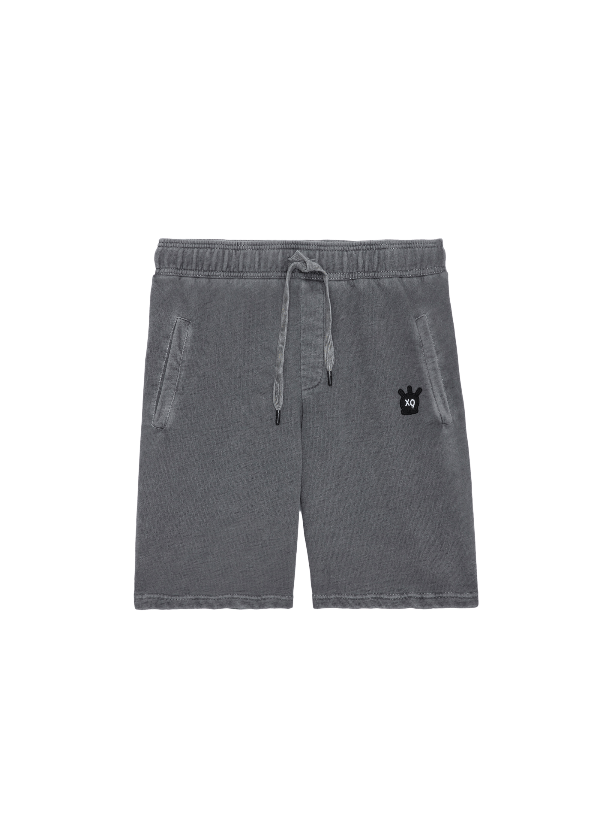 PARTY - Short molletonné en coton | Gris