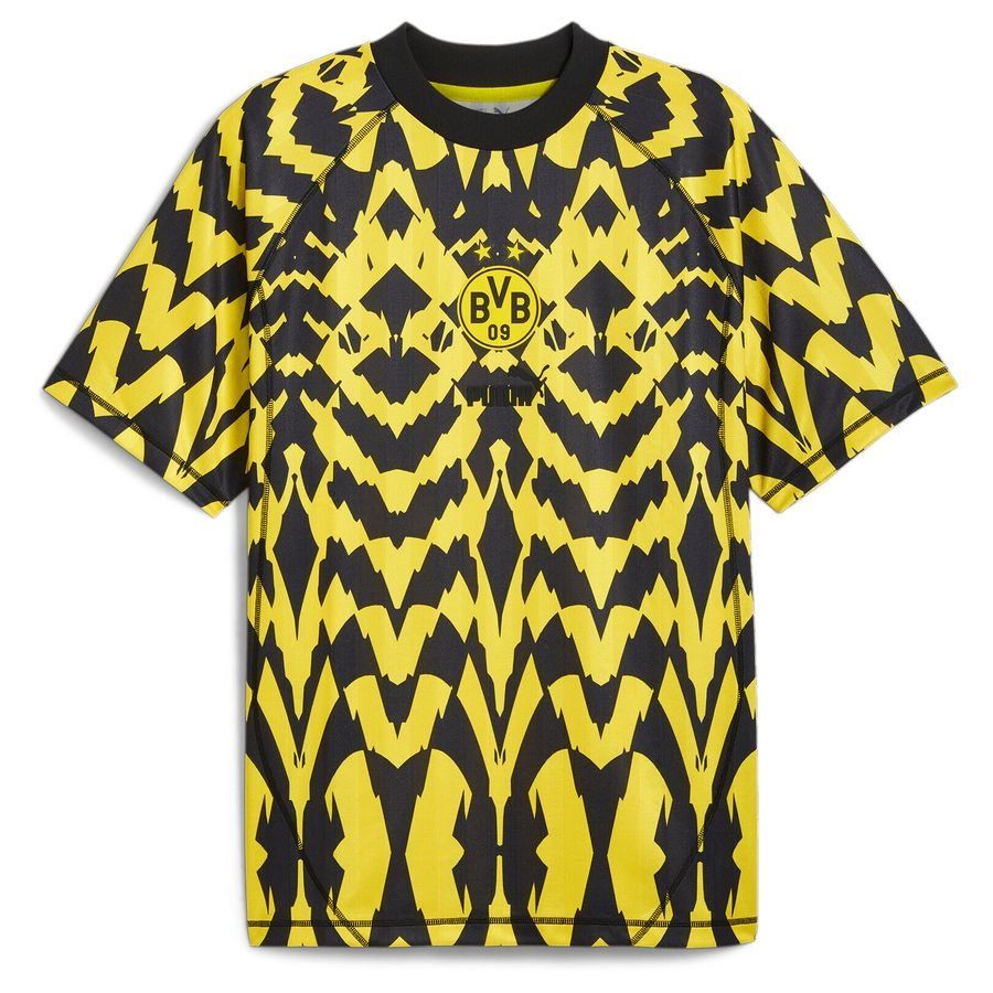 Dortmund Retro Maillot - Jaune/Noir