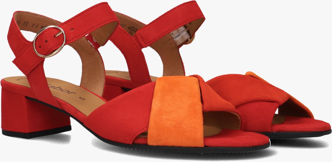 rode gabor sandalen met hak 772.1