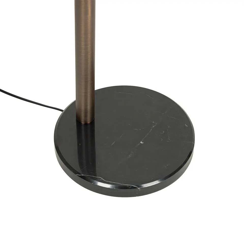 Qazqa vloerlampen sixties bruin e14