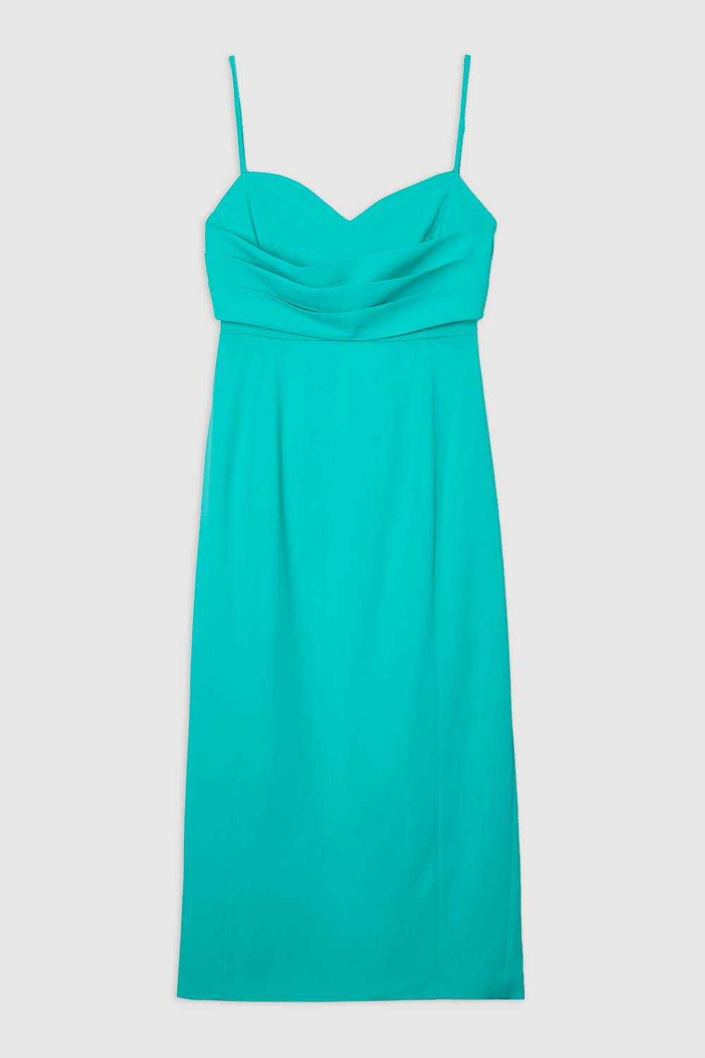 KarenMillen Robe midi soignée et ajustée avec détails de corset
