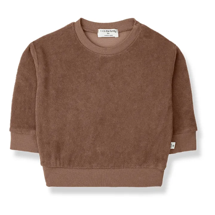 1+ in the family Sweat Stefano Eponge | Chocolat