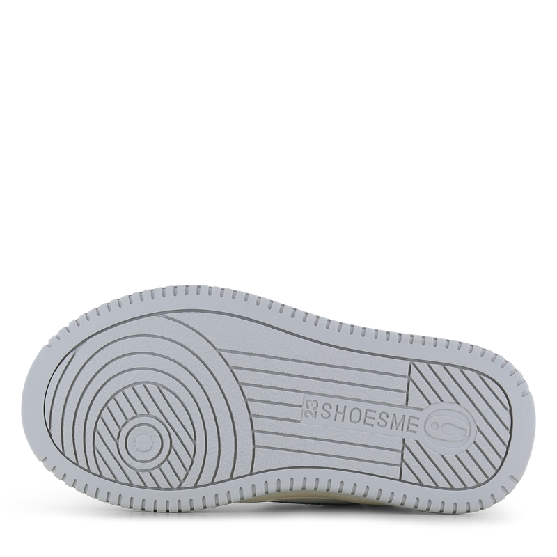 Shoesme Weißer Sneaker mit Denim Details