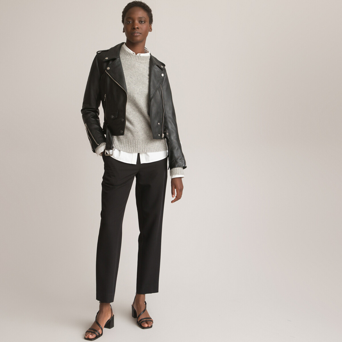 COLEÇÕES LA REDOUTE<br>Suéter de gola redonda