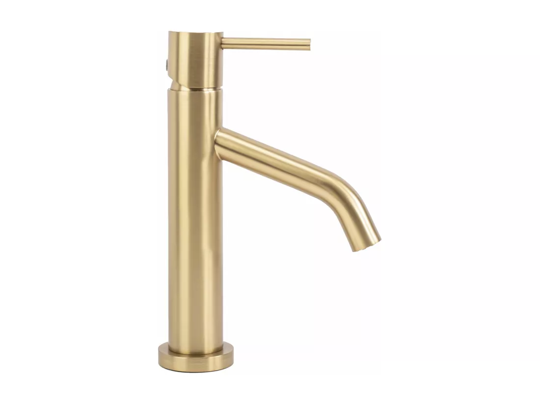 Robinet De Lavabo Rea Js-B253Bg Level Low Brush Gold