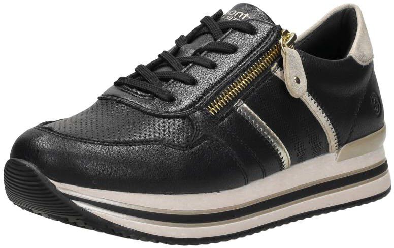 Remonte Veterschoenen Laag zwart