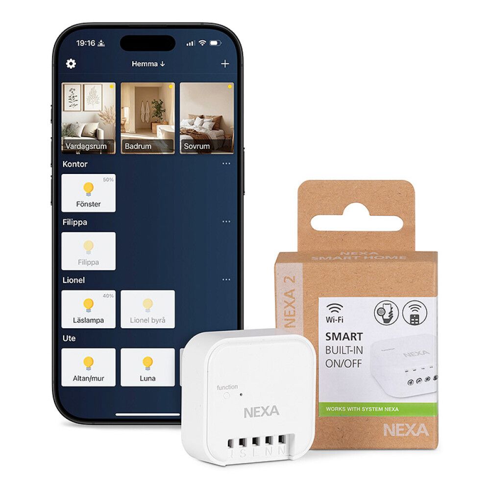 INNBYGGINGMOTTAKER NEXA WIFI 433