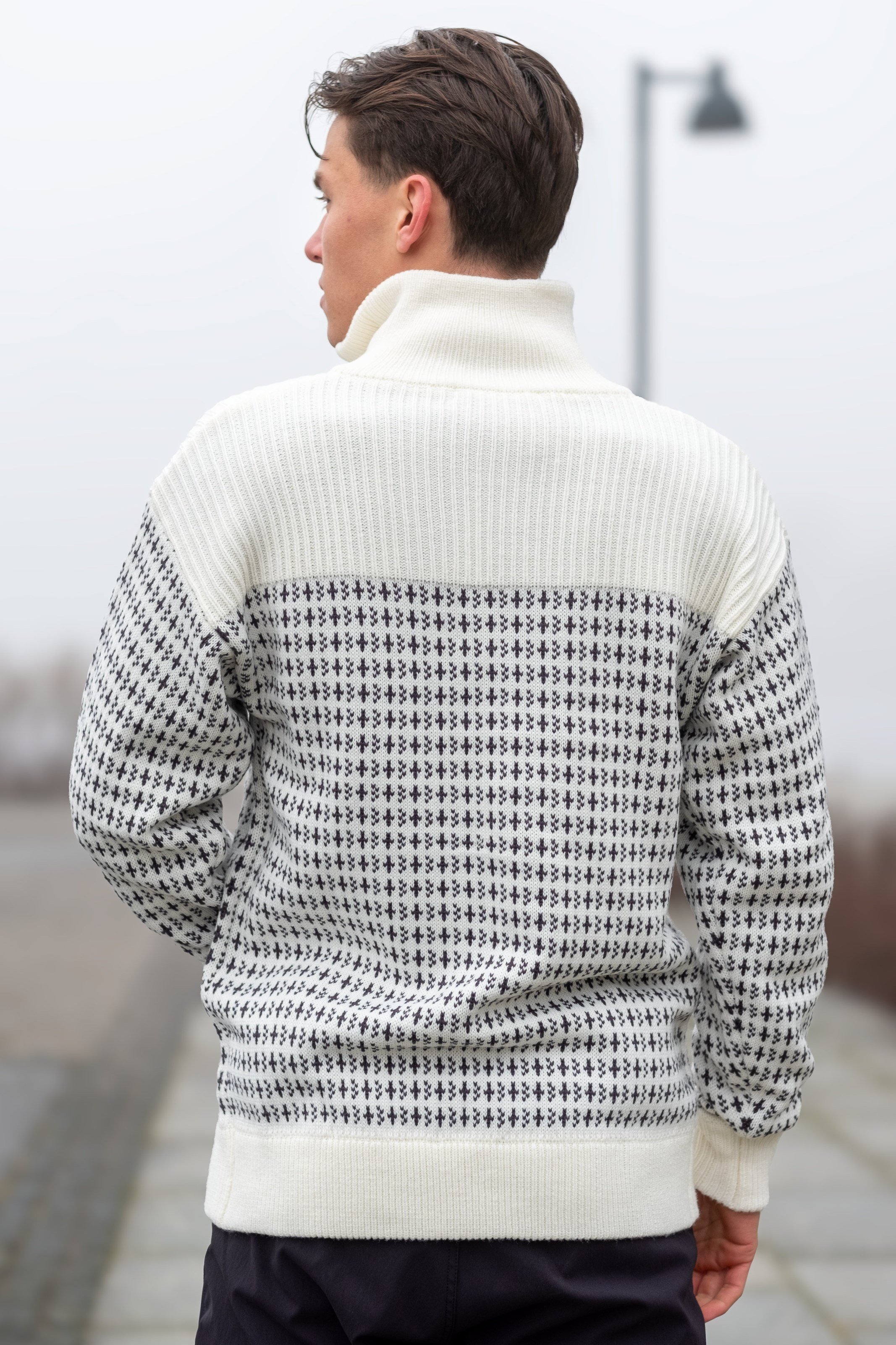 Stormberg Tøttadalen Islender Half Zip strikkegenser