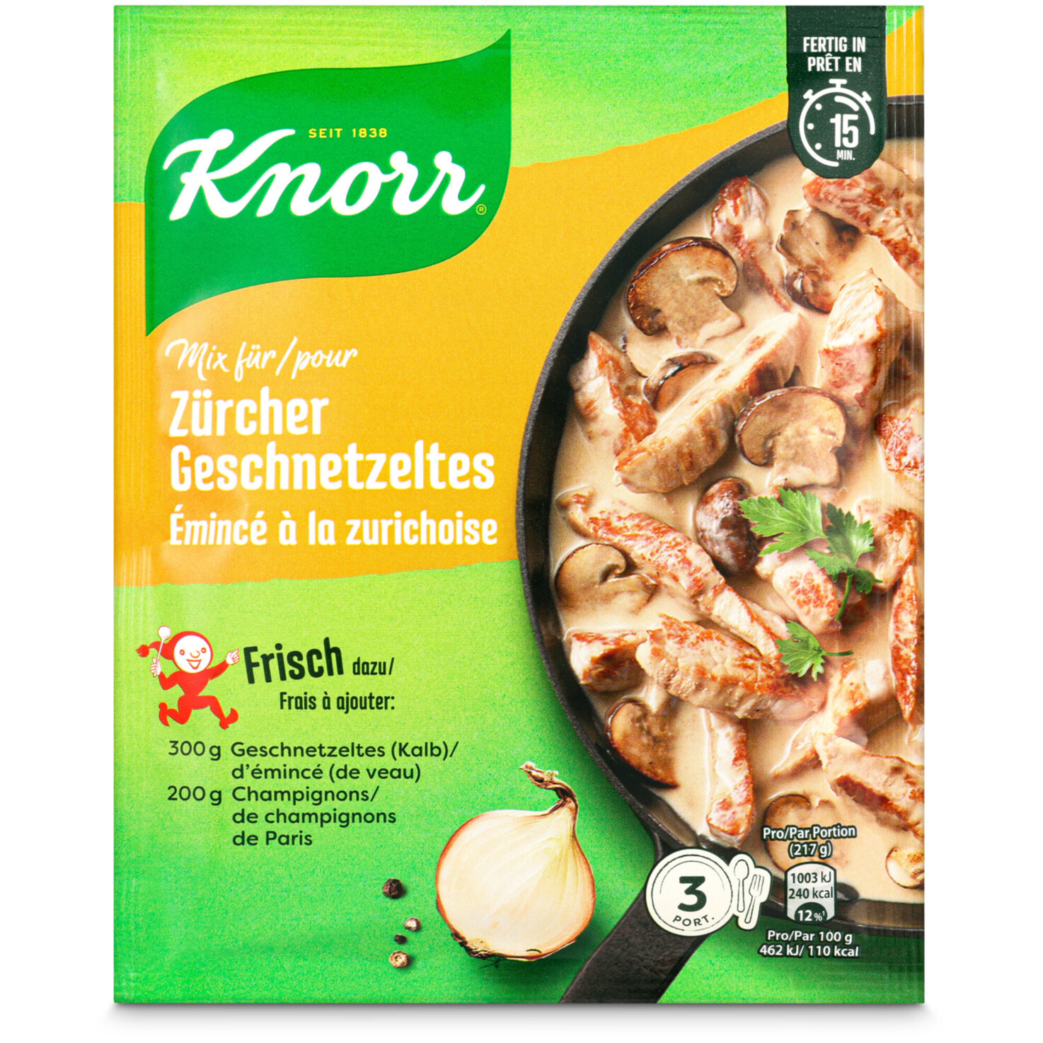 Knorr Mix ZürcherGeschnetzeltes