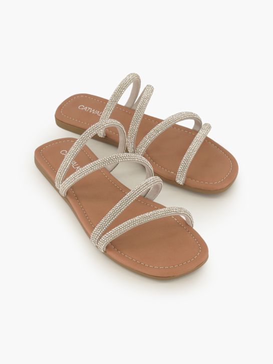 Catwalk Pantolette Silber