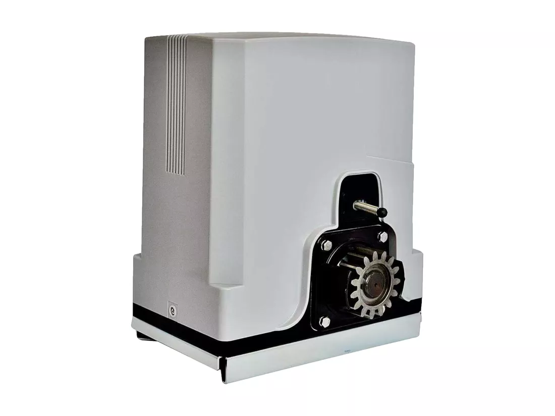 Portail électrique coulissant aluminium ajouré L324 x H165 cm anthracite - PRIMO
