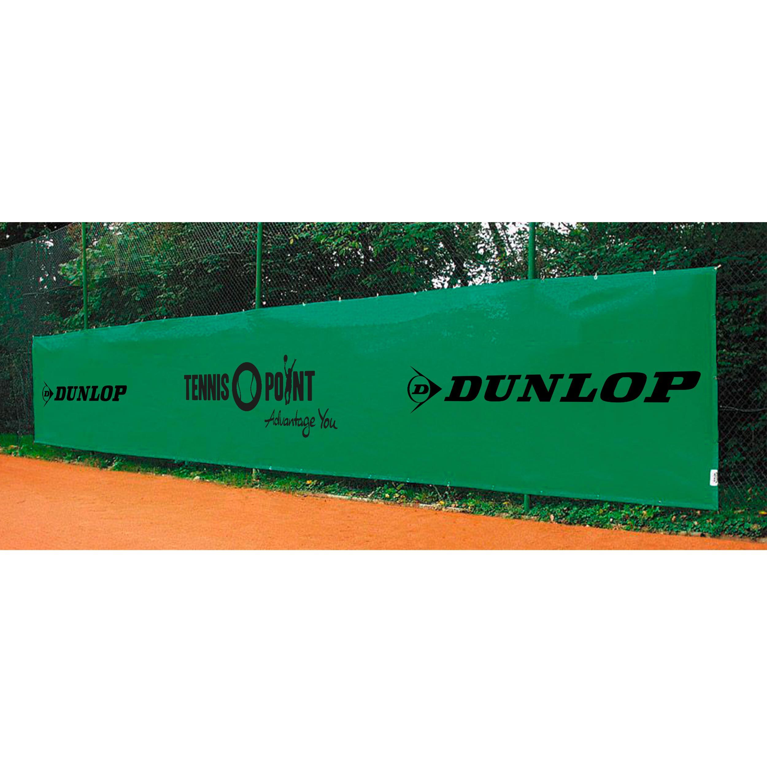 Tennis-Point Dunlop 12x2m Écran Brise-vue - Vert