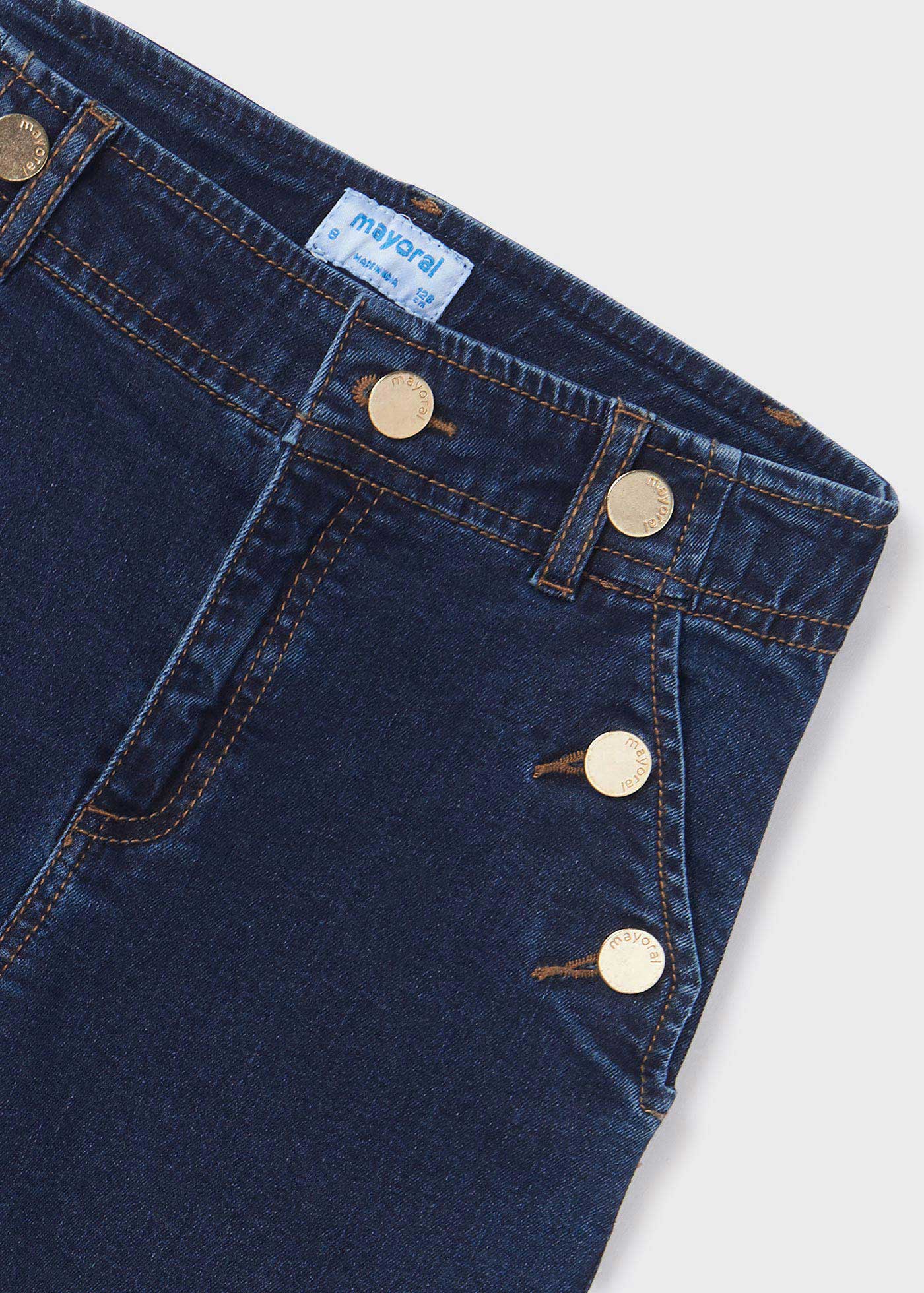Calça jeans cropped reta feminina