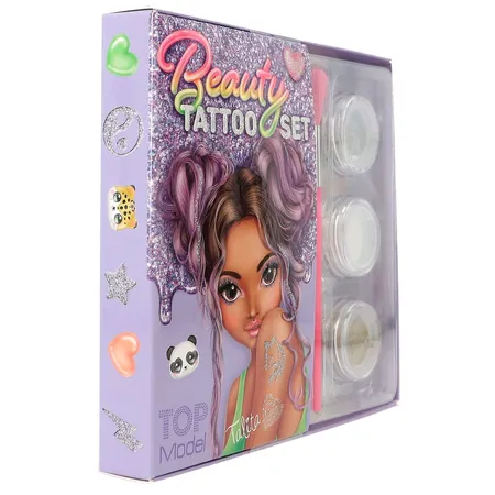 Depesche TOPModel Glitzer Tattoo Set BEAUTY and ME