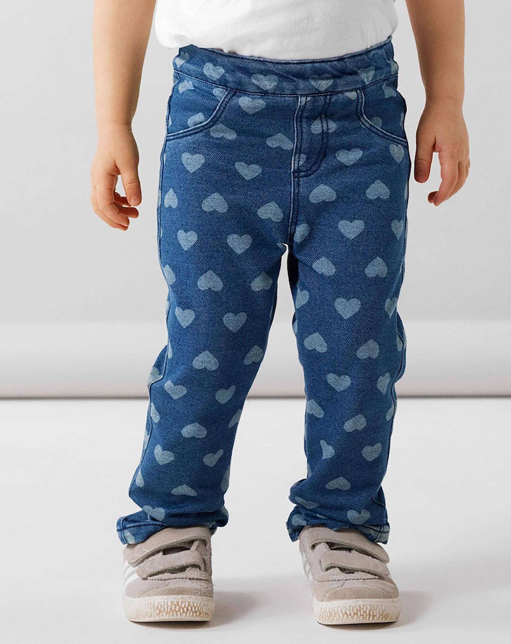 Leggings NMFSALLI HEART SLIM 2325-VB in dark blue denim
