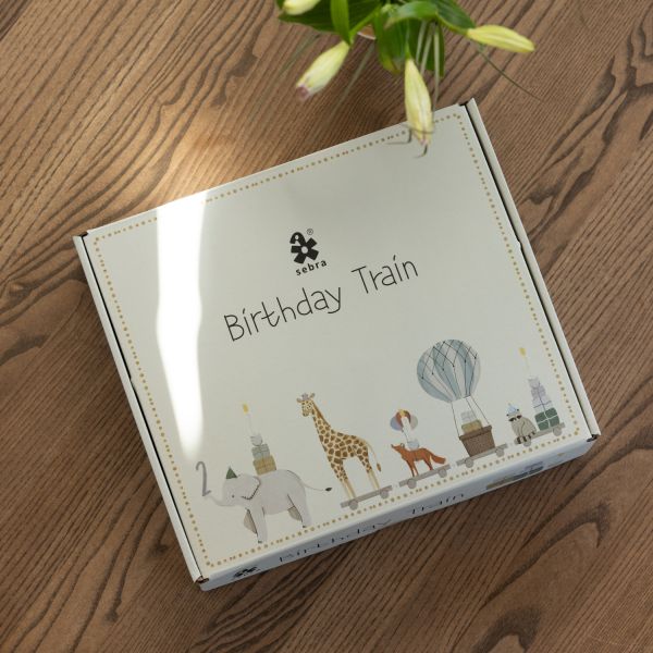 Sebra Houten Verjaardag Trein