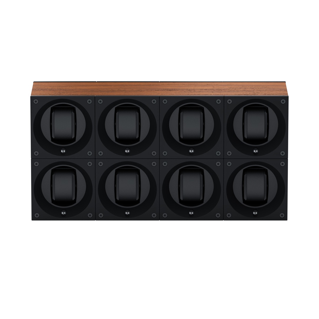 SwissKubik Masterbox Eichenholz - 8 Uhren
