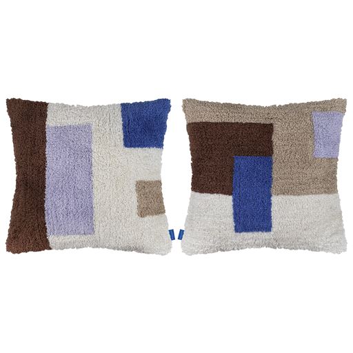 Mette Ditmer Brick Tufted Pude, Chocolate, 50x50 cm