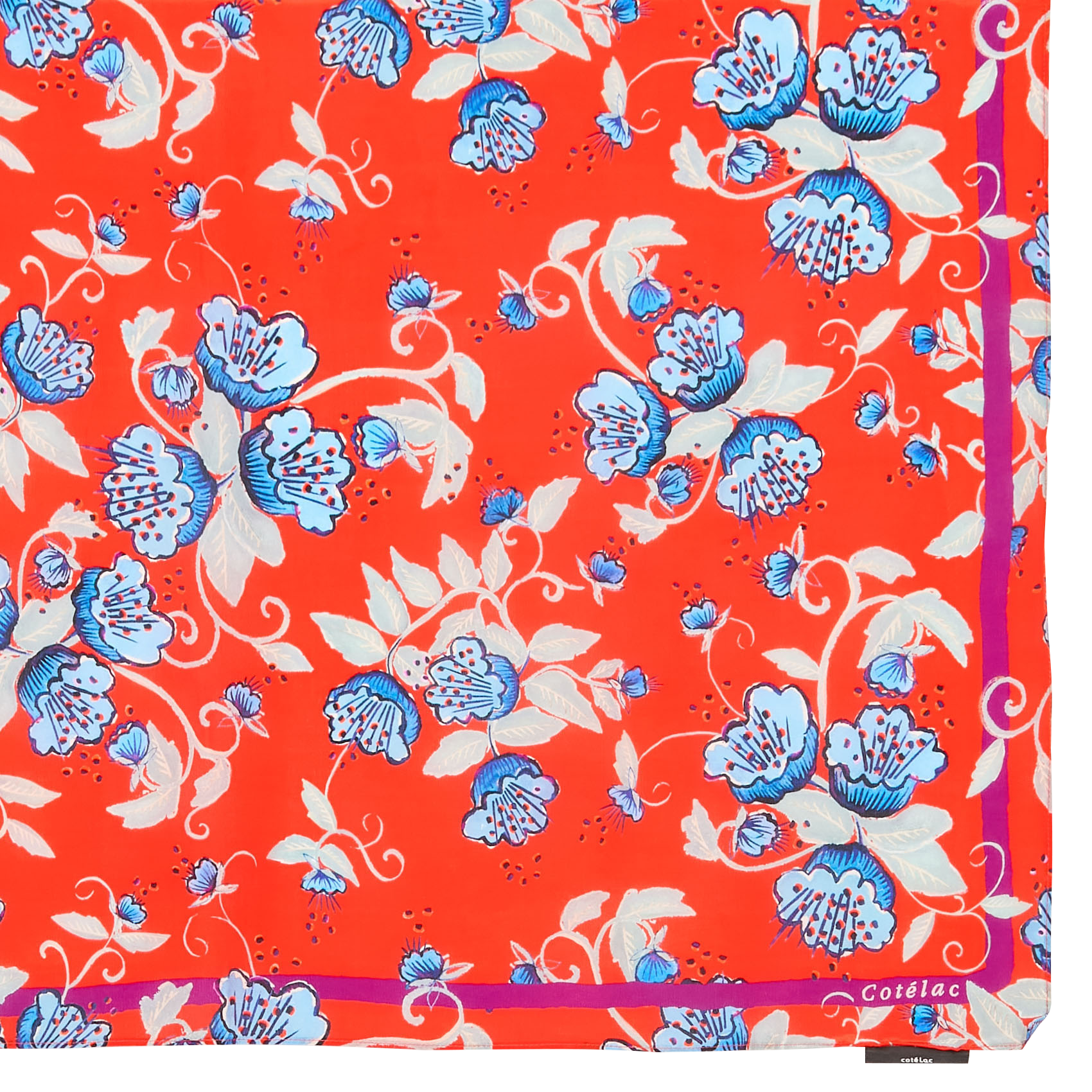 Foulard en soie | Rouge