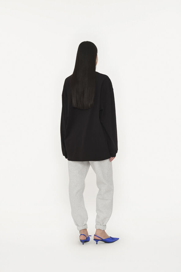 ROTATE Birger Christensen Thin Jersey Longsleeve Black