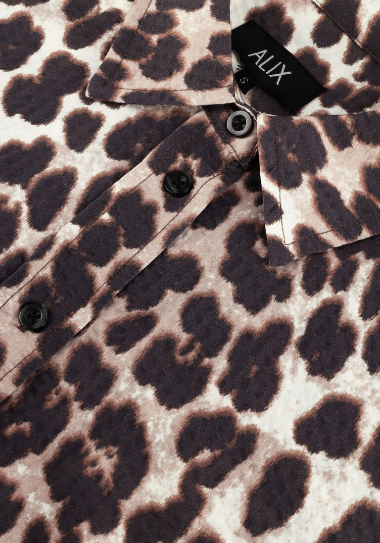 multi alix the label blouses ladies woven animal blouse