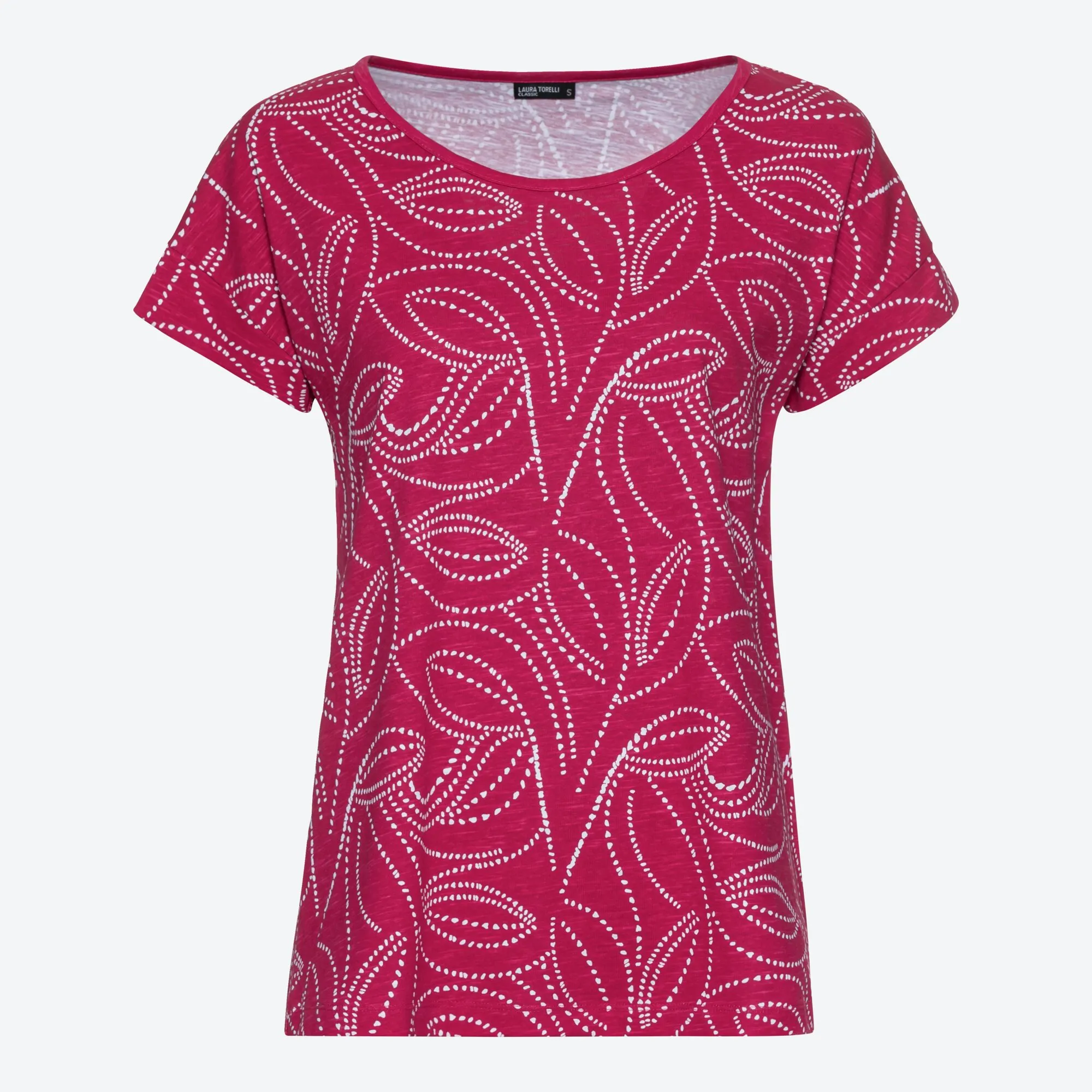 Damen-T-Shirt mit floralem Design