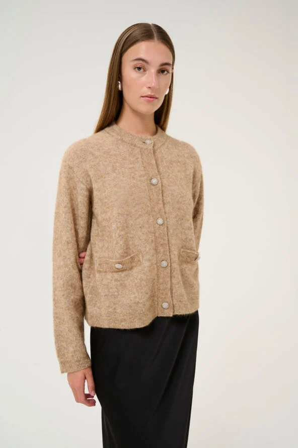 Karen by Simonsen KBZelda Cardigan Walnut melange