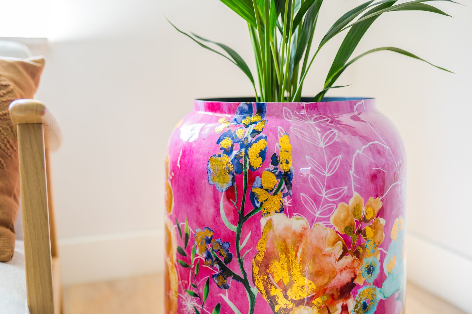TS bloempot Fiesta roze D 30 H 42 cm