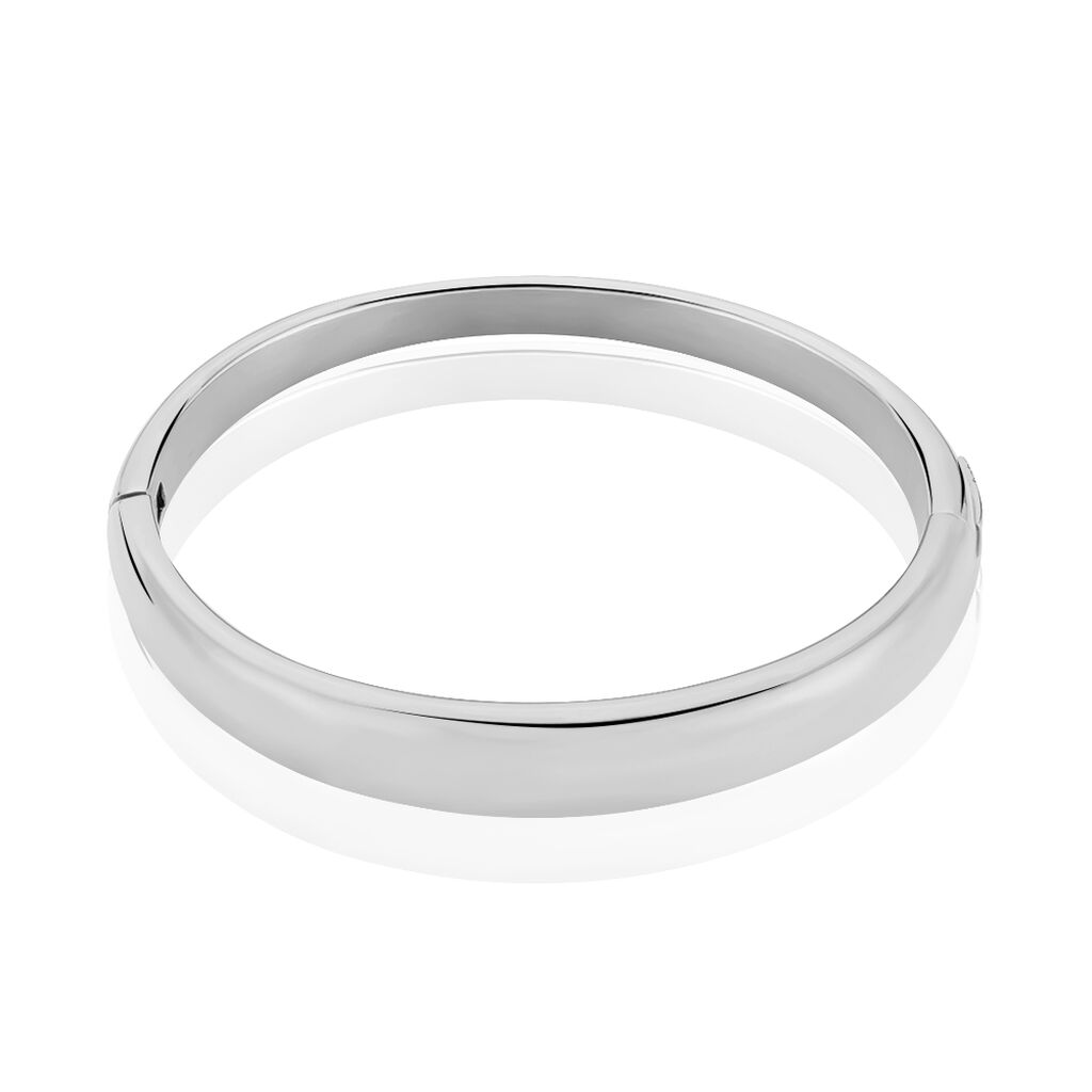 Bracelet Jonc Emilio Acier Blanc