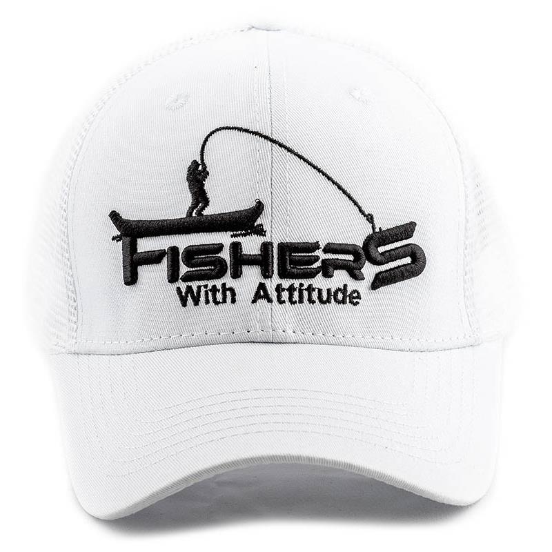 Casquette Homme Fishxplorer Fisher With Attitude - Blanc