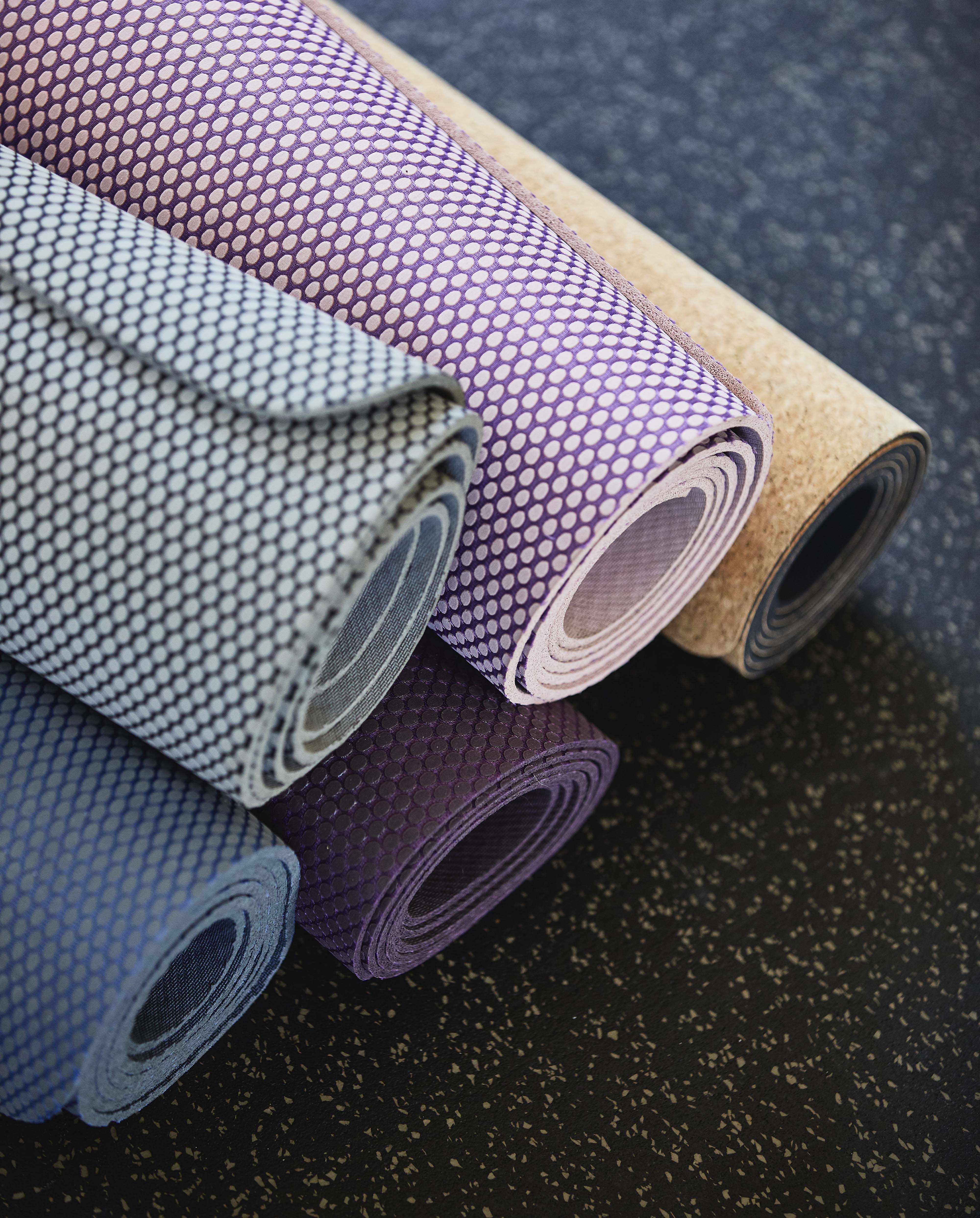 Nordal  Simple Days yogamåtte i naturgummi, rosa - 60x173 cm.