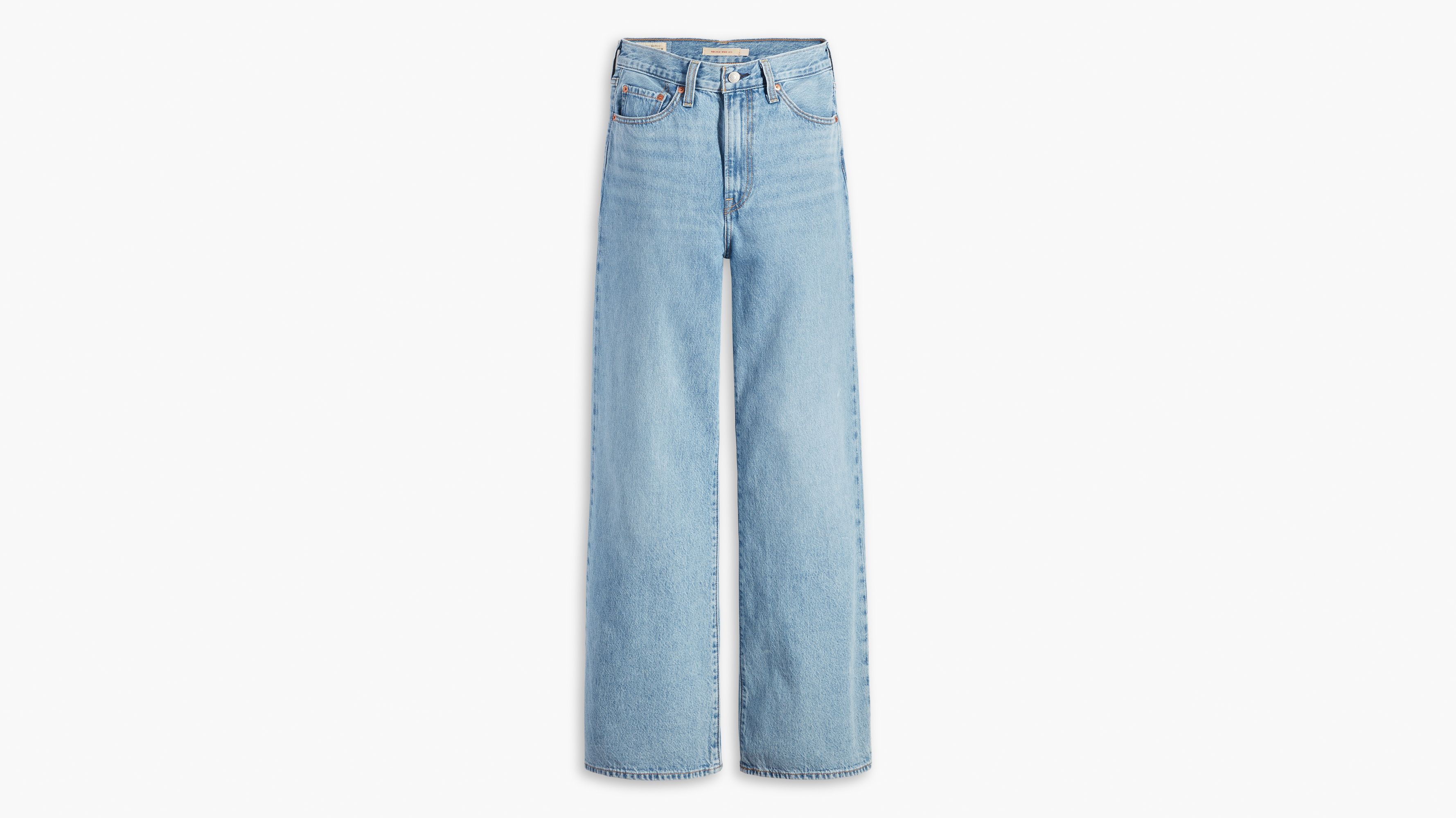 Jean Ribcage Wide Leg - Far And Wide - Bleu