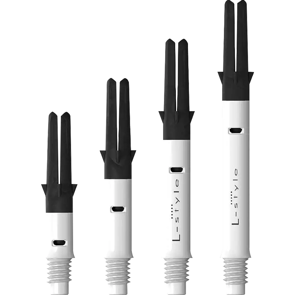 L-Style - Carbon Silent Straight Spinner - Weiß