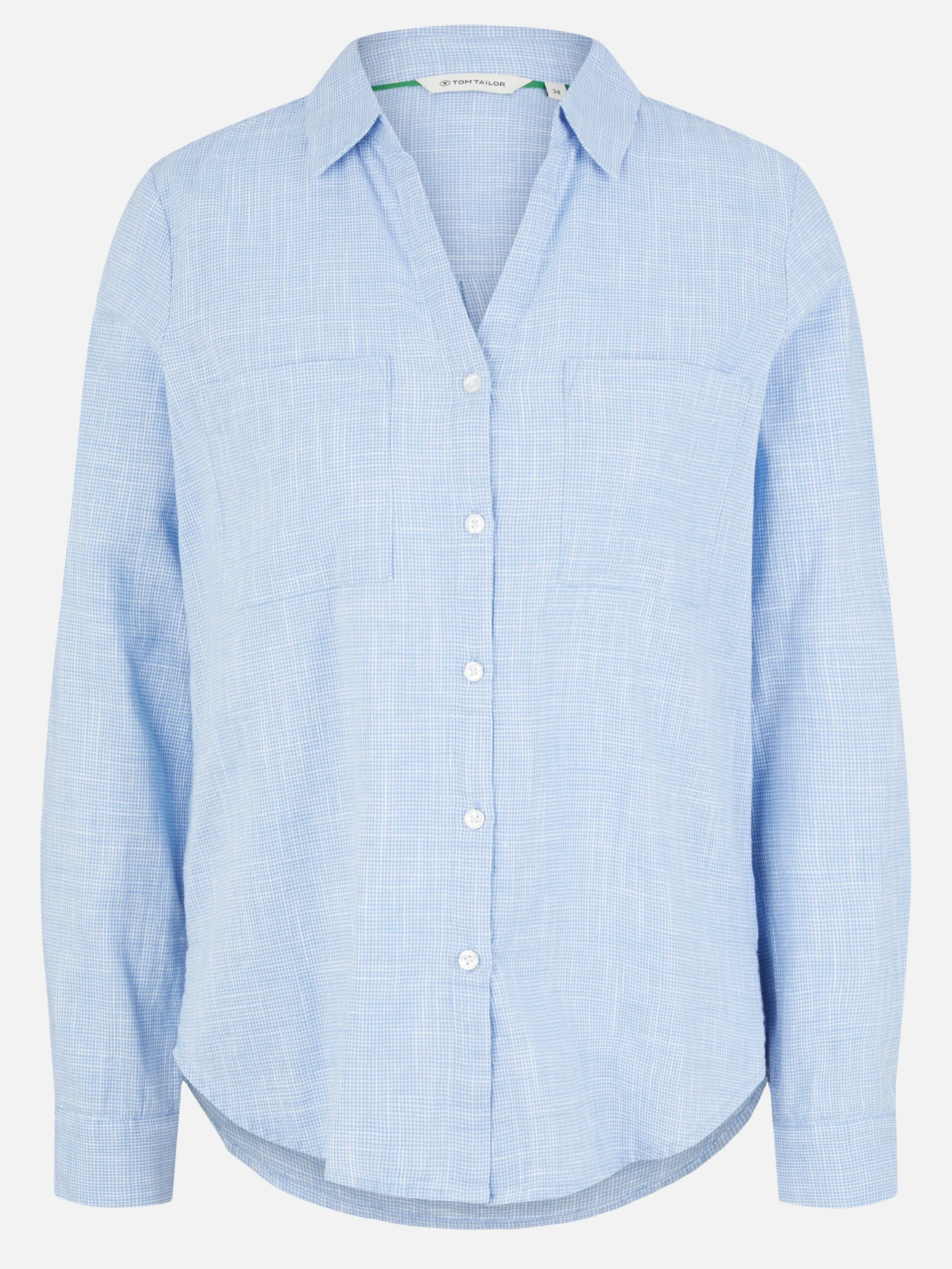 Damen Bluse in Leinenoptik