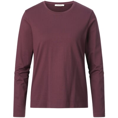 Damen-Langarmshirt, Bordeaux