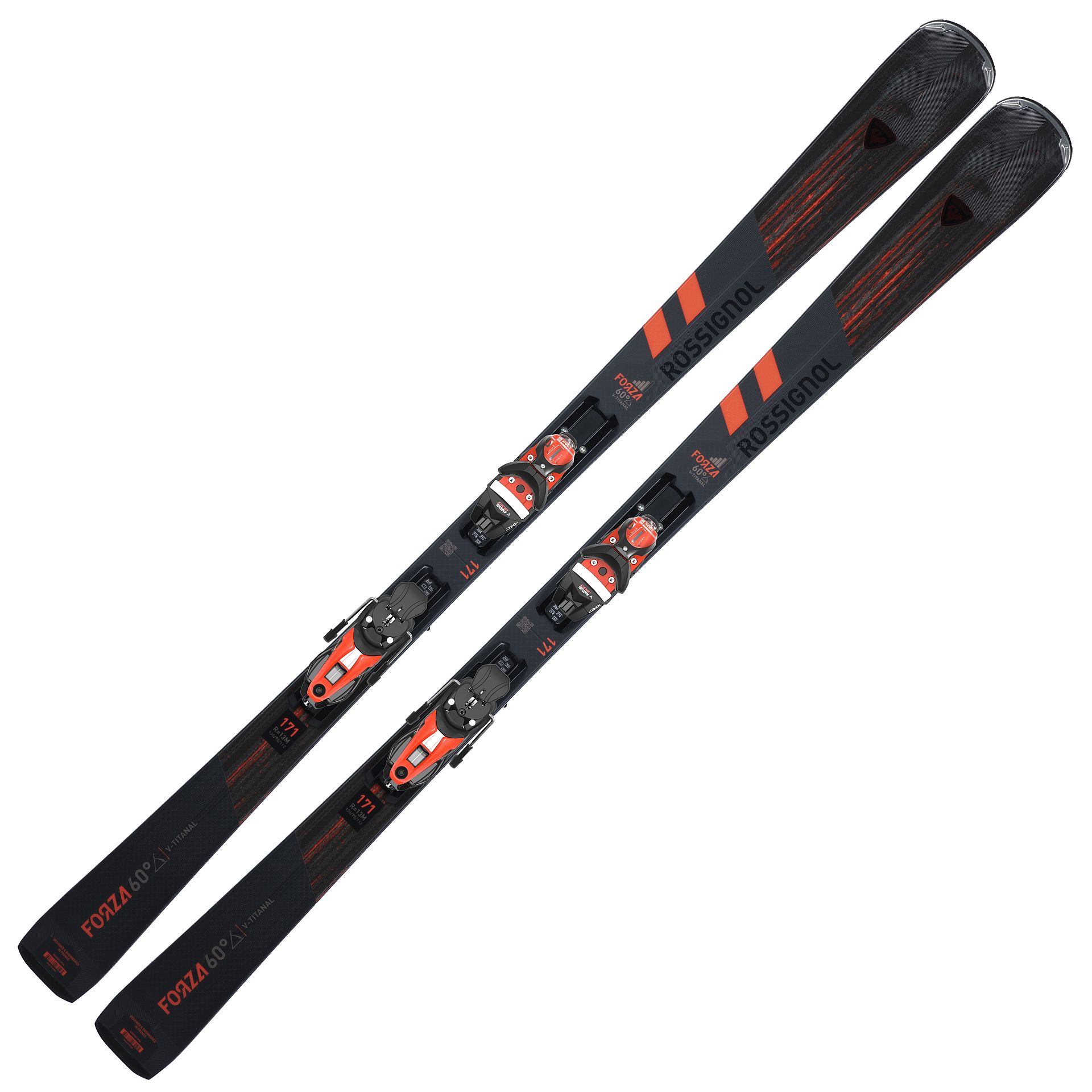 Rossignol FORZA 60 V-TI + Look NX12 GW 2024/25 - 171 Look NX 12 Konect Gripwalk (DIN 3,5-12)