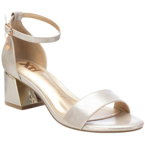 Xti - Sandalia tacón -142867 oro mujer Oro