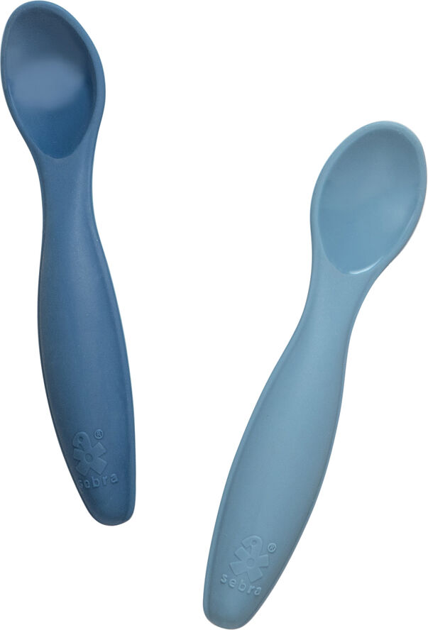 Sebra Silikone skesæt, vintage blue Blå
